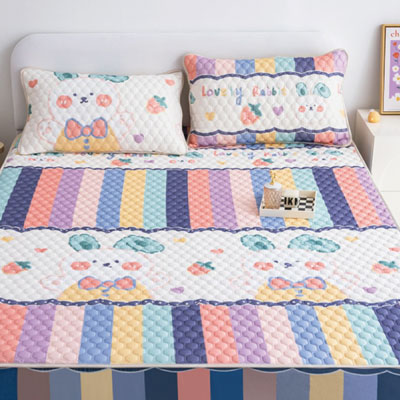 【升級抗菌款】泰國進口天然乳膠涼蓆三件套冰絲涼蓆兩件套軟席子